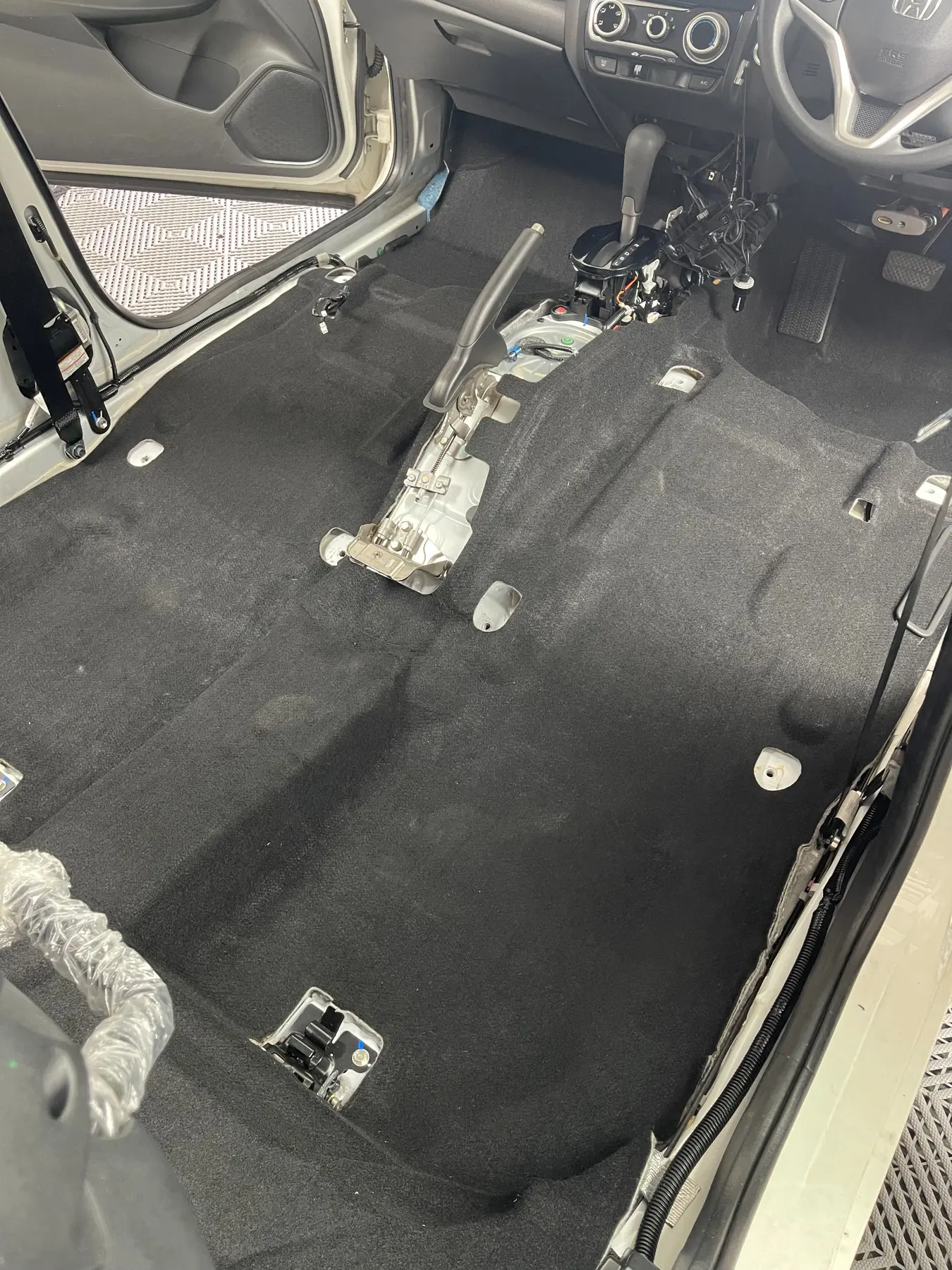 Interior cleaning work at WG Detailing