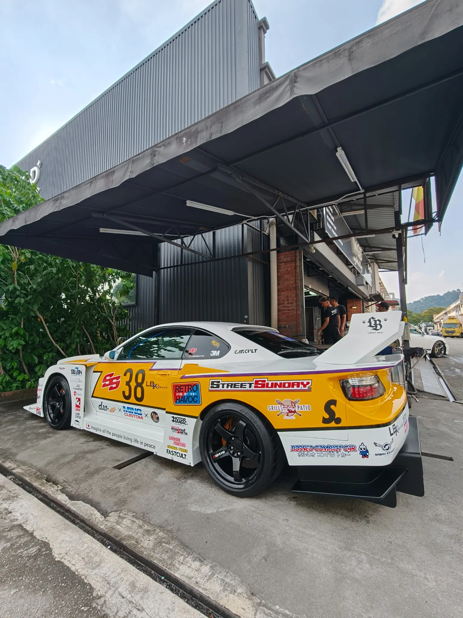 Modified sports car outside WG Detailing Kota Damansara